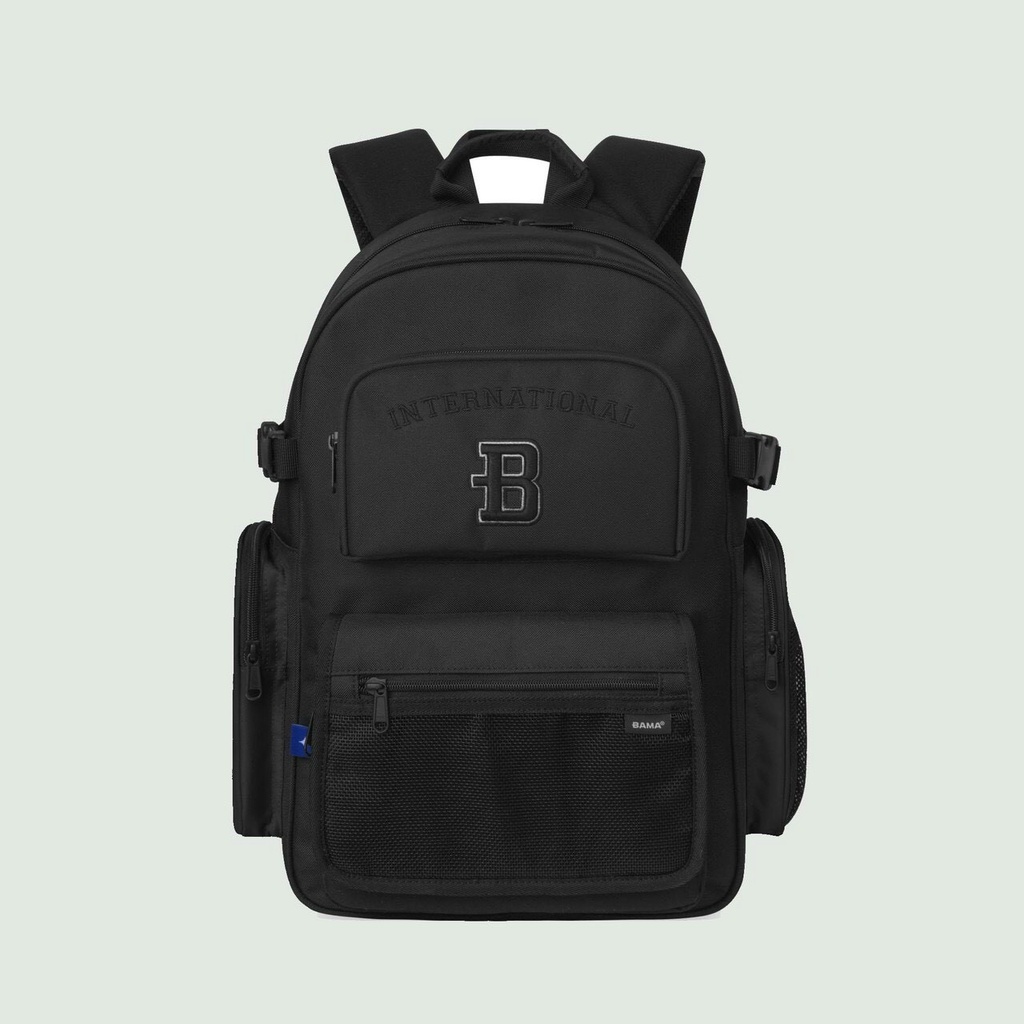 Balo Học Sinh - Balo BAMA Chỉ Thêu Họa Tiết Chữ B