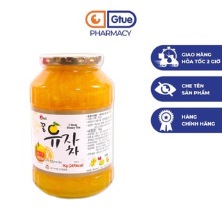 Chanh đào mật ong Hàn Quốc mẫu mới hũ 1kg Hoa Bằng Việt Mỹ