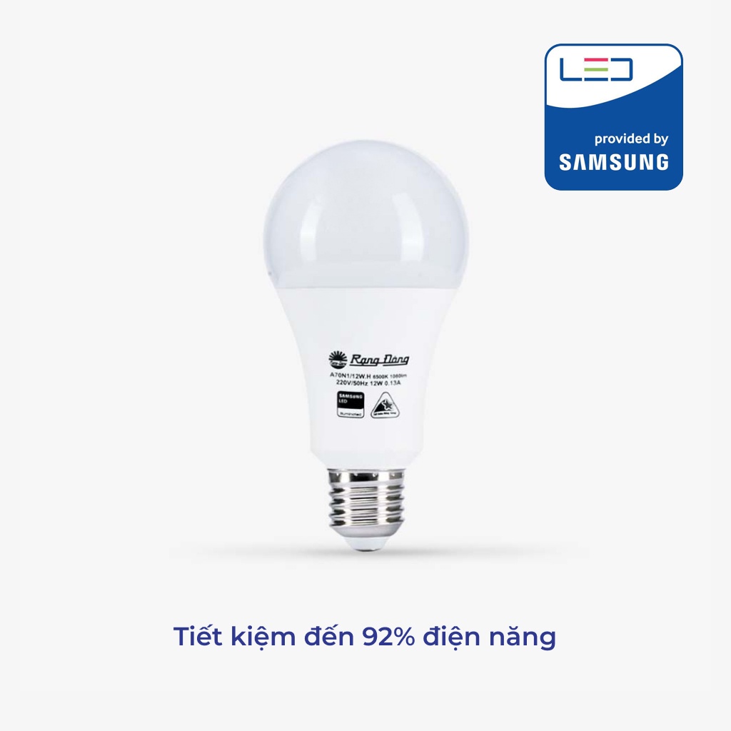 Bóng Đèn Rạng Đông 3W,5W,7W,9W,12W,15W,20W,30W, Led Bulb Tròn Sáng Vàng, Sáng Trắng Tiết Kiệm Điện Siêu Sáng, Đui E27