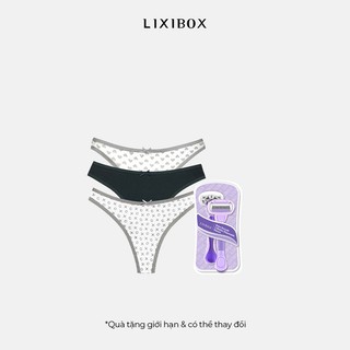 Combo Set 3 Quần lót nữ và Set 2 dao cạo 4 lưỡi Lixibox