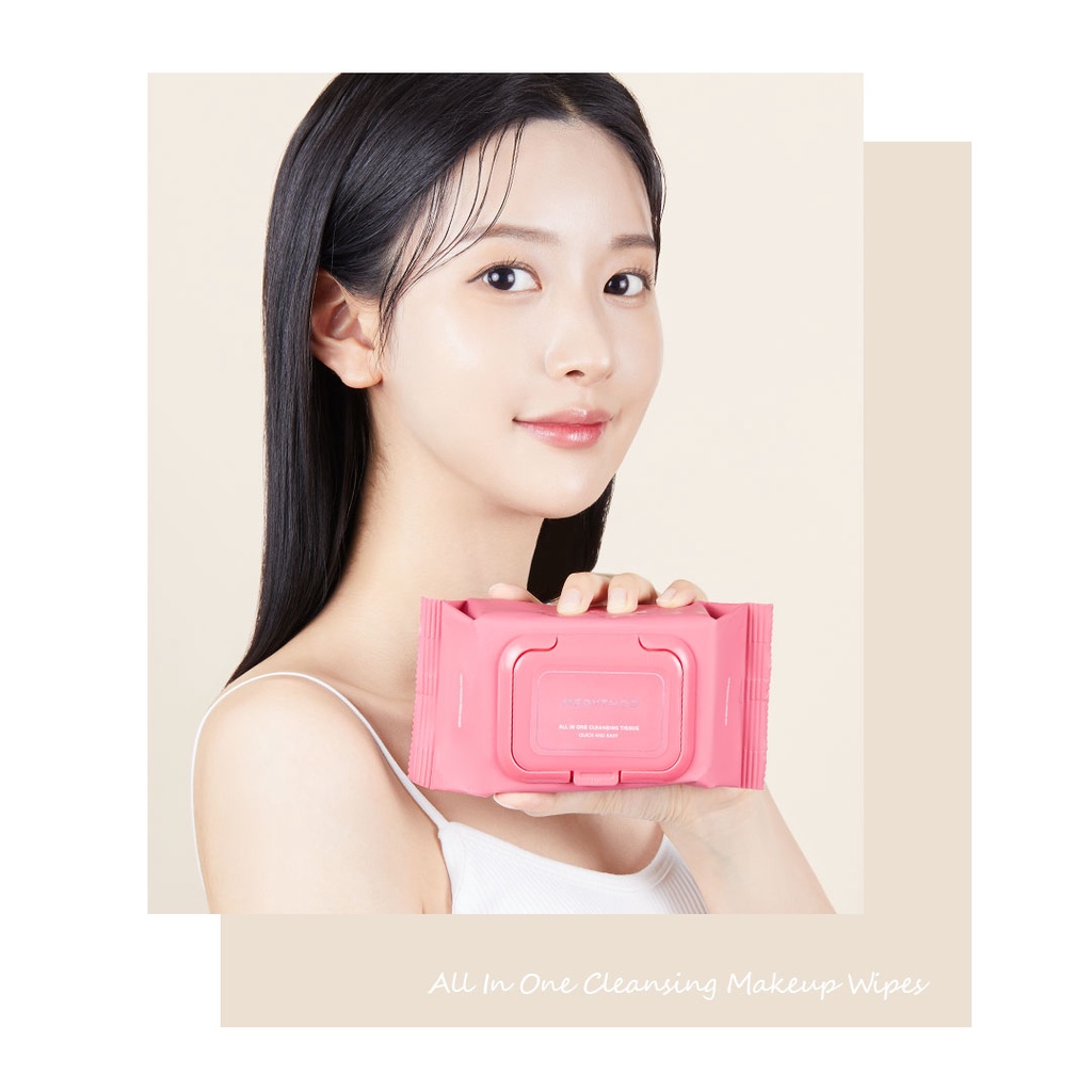 Khăn giấy ướt tẩy trang siêu sạch All In One Cleansing Tissue 30 sheets