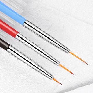 Set 3 cọ vẽ móng tay MONJA chất lượng cao chuyên dụng