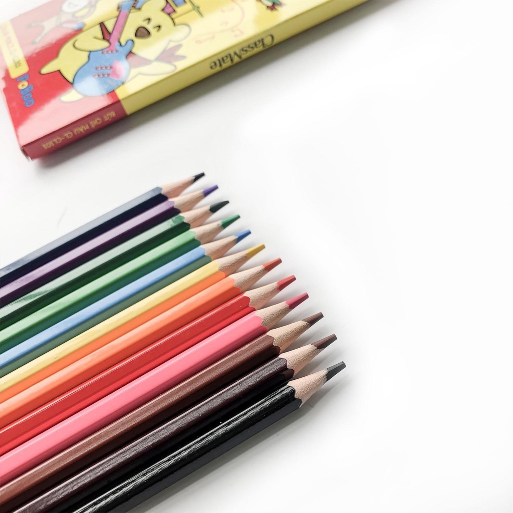 Chì Màu Classmate hộp 12/18/24 màu AM-CL101/102/103