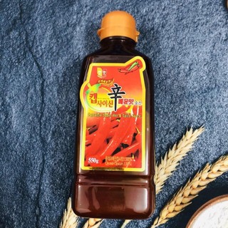 Tinh dầu ớt Capsaisin làm mỳ cay, tokpokki cấp độ Hàn quốc 550ml