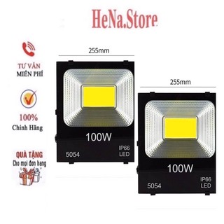 Combo 2đèn pha led 100w cob ip66 5054