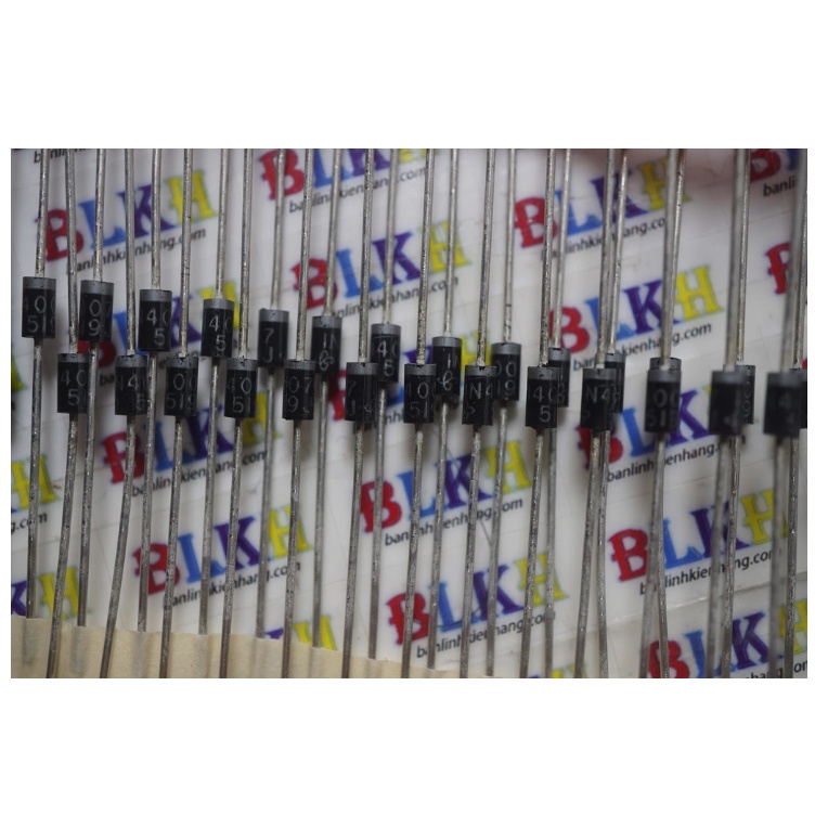 20 con diode 1N4007 1A 1000V chính hãng PANJIT dạng dây