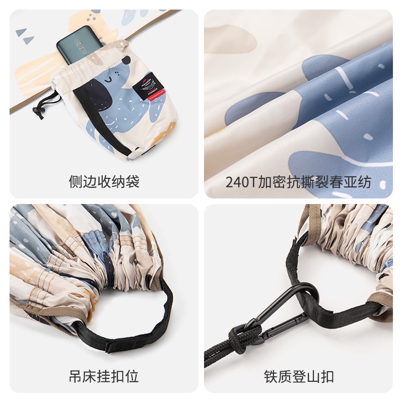 Võng cắm trại Naturehike NH21DC004 có thể bung ra làm thảm