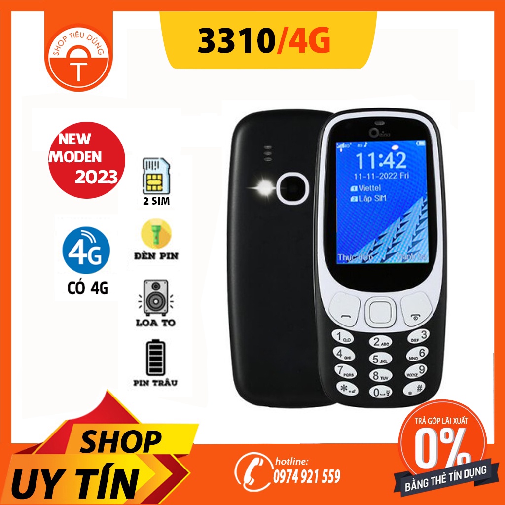 ⚡️ ĐIỆN THOẠI 3310 2 SIM 2 SÓNG ONLINE