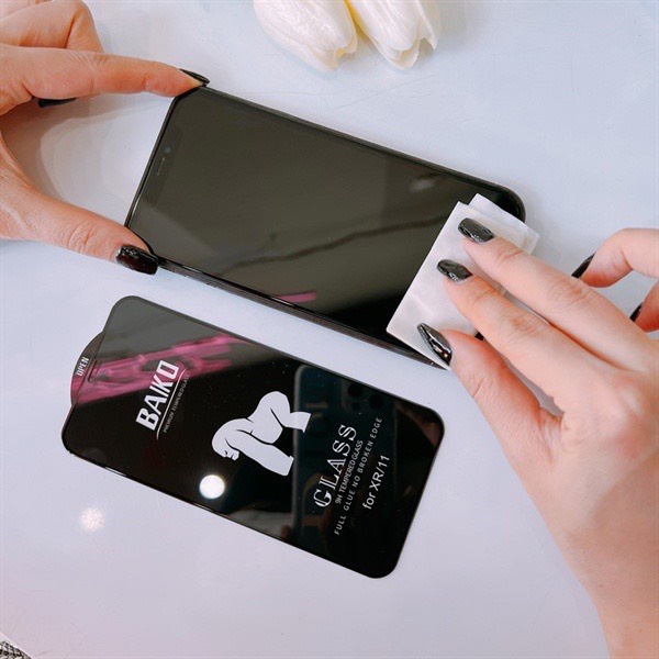Cường lực Baiko full màn hình siêu cứng cho iphone 7/8/x/11/12/13/14.