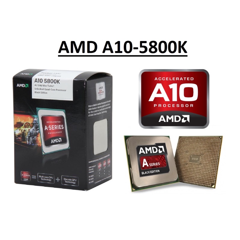 CPU AMD A10 5800K 4,2ghz 4MB socket FM2