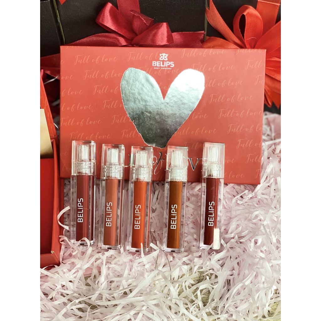 Sét Son Lì Belips - Bộ Quà Tặng Bạn Gái Sang Trọng Đẳng Cấp Quyến Rũ - NEDEVI Chính Hãng