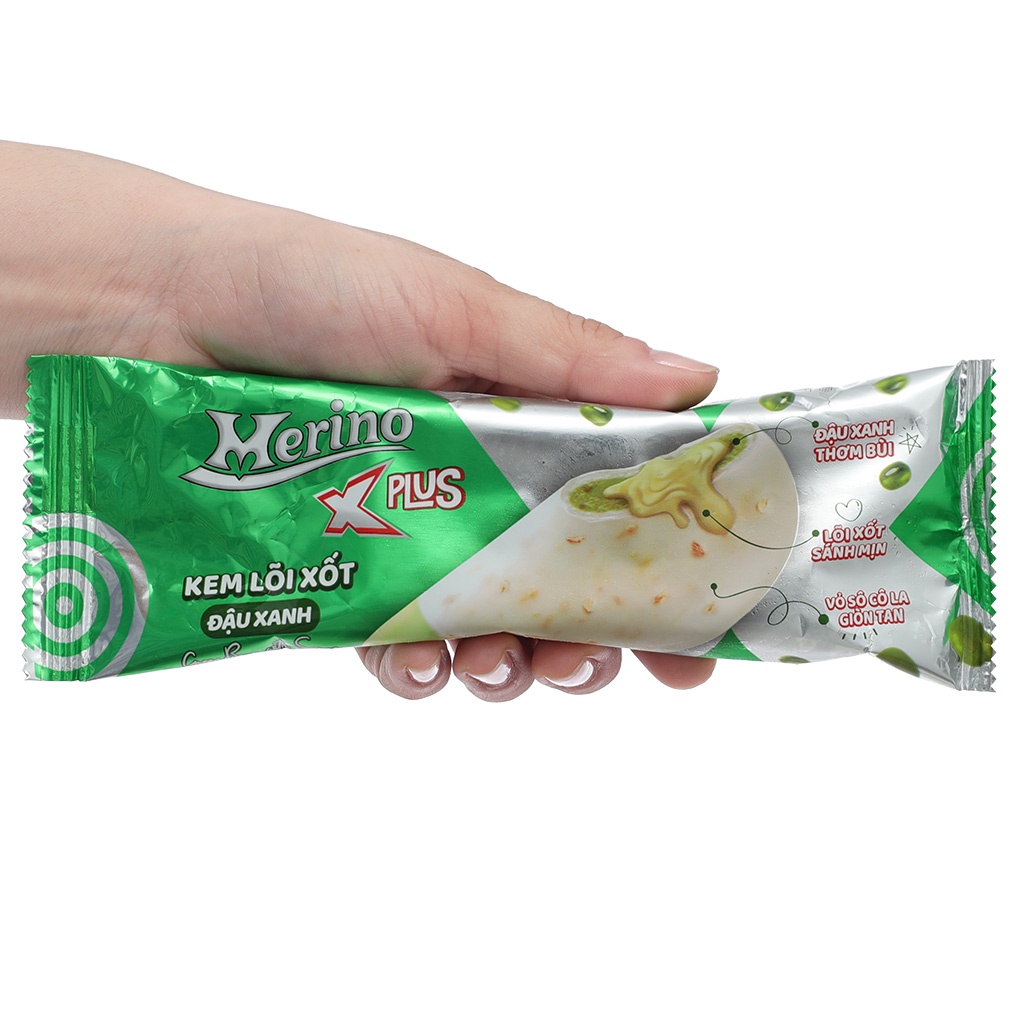 SET 10 QUE - Kem que đậu xanh Merino X Plus 60g