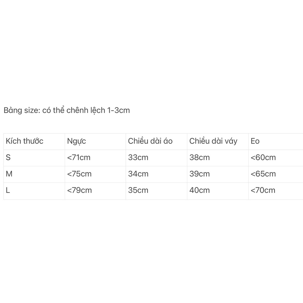 Set áo croptop, chân váy xếp ly lưng bảng eo lật