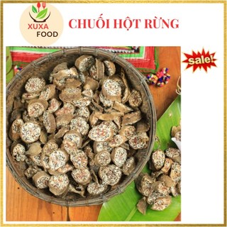 Chuối hột rừng thái lát phơi khô