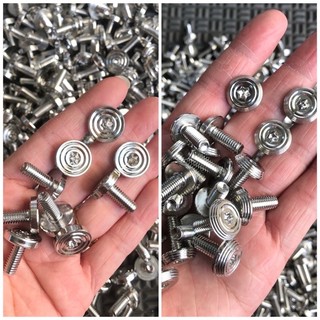 Ốc 6li dù mẫu thái inox 304 6li10 6li15 6li20 bắt dàn áo, dè sau, cate…cho tất cả dòng xe