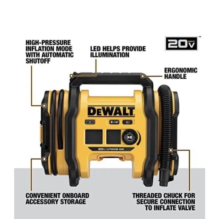 THÂN MÁY BƠM HƠI DEWALT DCC020IB