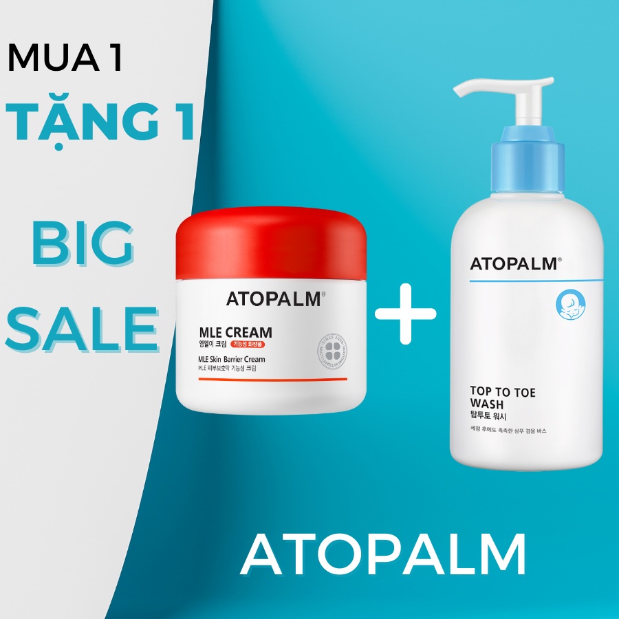Kem Dưỡng Da Giảm Chàm, Giúp Làm Dịu Không Gây Kích Ứng Cho Bé Atopalm MLE Cream 100ml