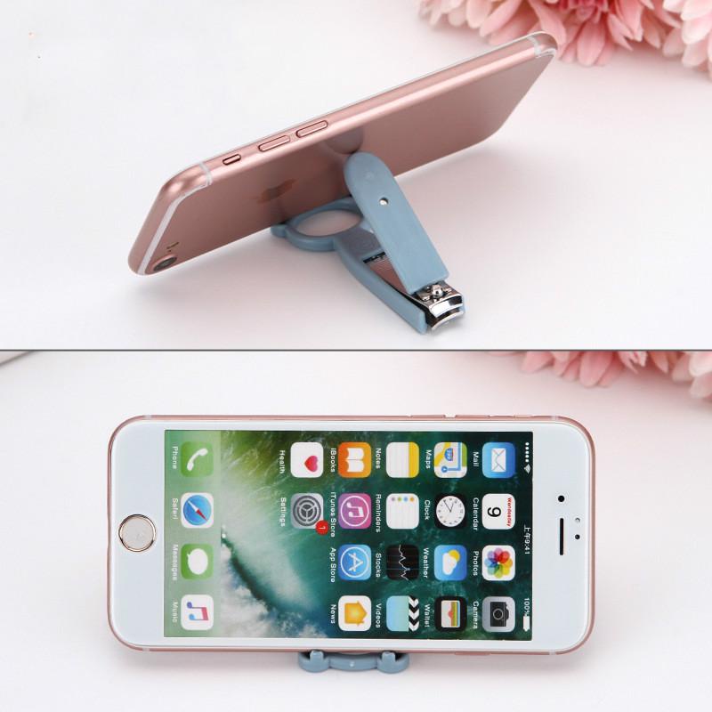 MVP2931 Kềm Cắt Móng Tay Bằng Thép Không Gỉ Kèm Giá Đỡ Điện Thoại Đa Năng Sáng Tạo