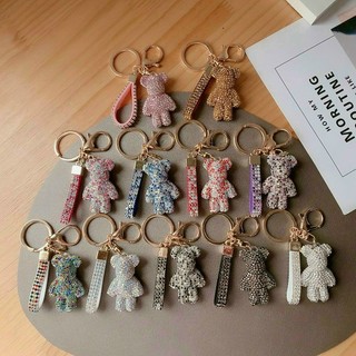 Móc khoá bling bling đính đá full màu siêu xinh
