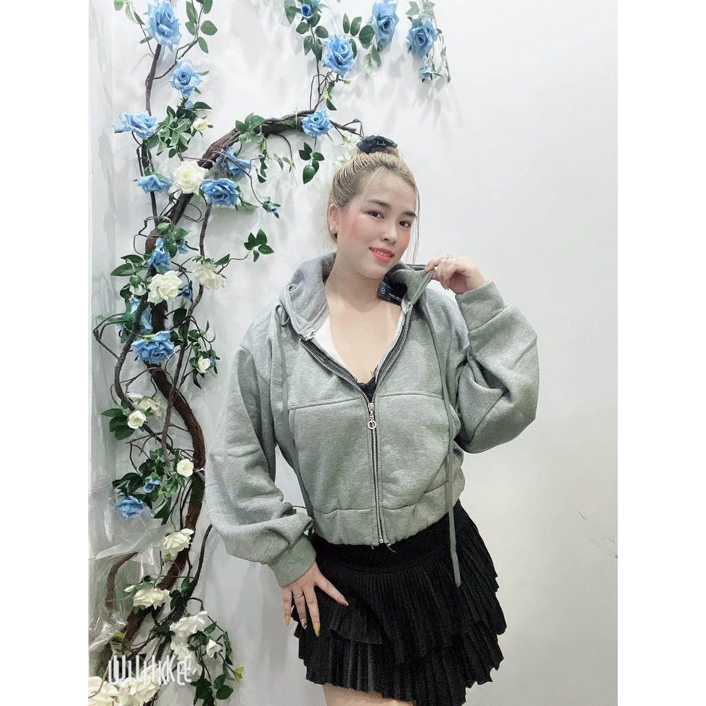 ÁO KHOÁT NỈ TRƠN FORM LỬNG THỜI TRANG SIÊU DỄ THƯƠNG