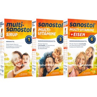 Ông hoàng siro tăng đề kháng cho bé Sanostol 1/Sanostol 3/Sanostol 6
