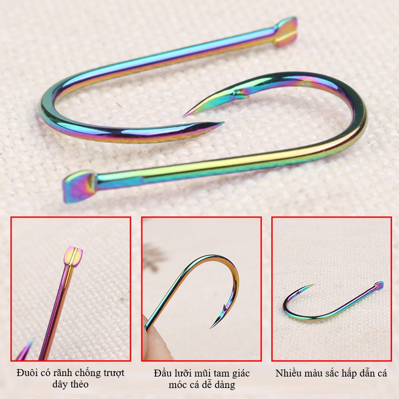 Lưỡi Titan 7 Màu Có Ngạnh Nhật Bản