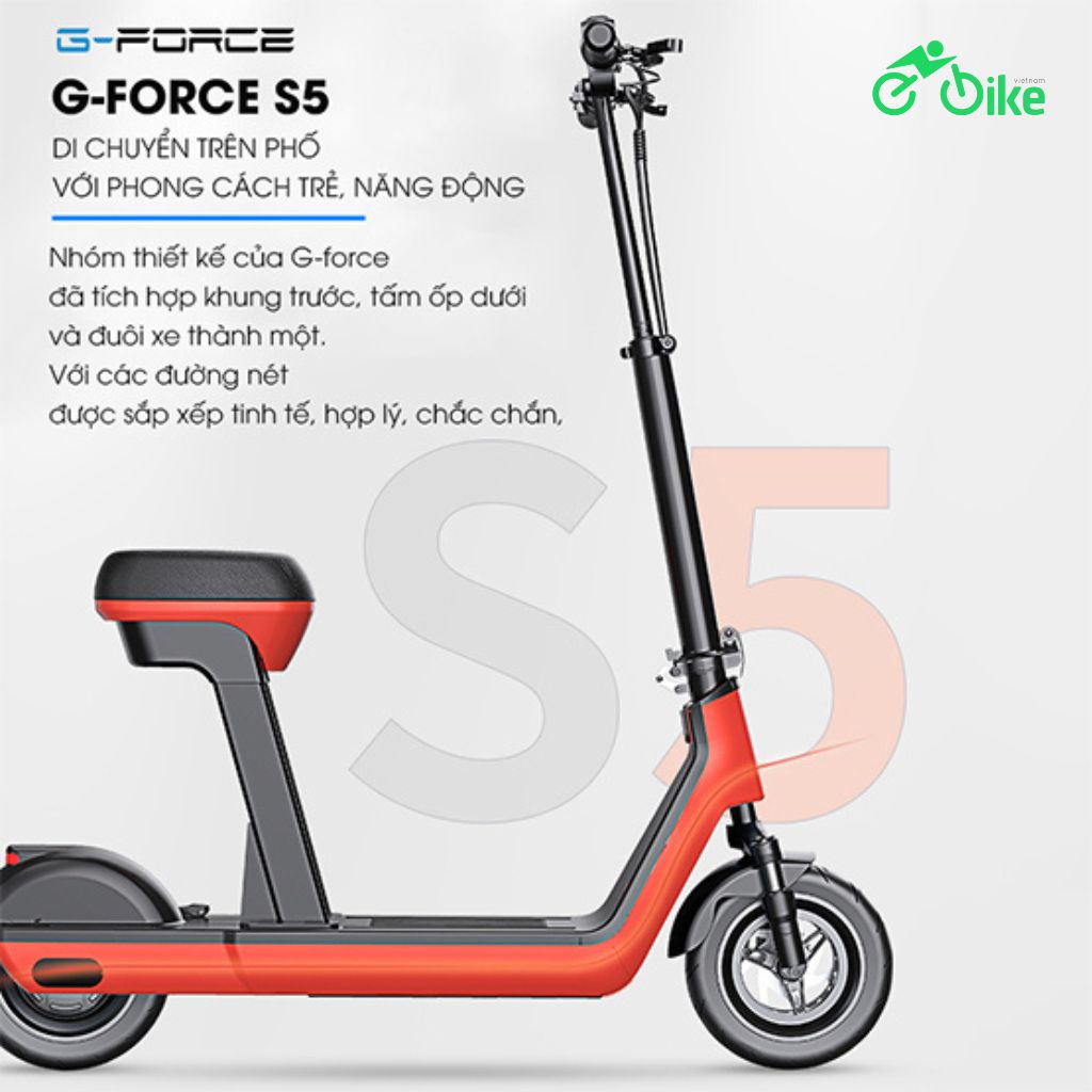 Xe trượt điện Escooter gấp gọn Gforce S5 Ebikevn EBGS5150223