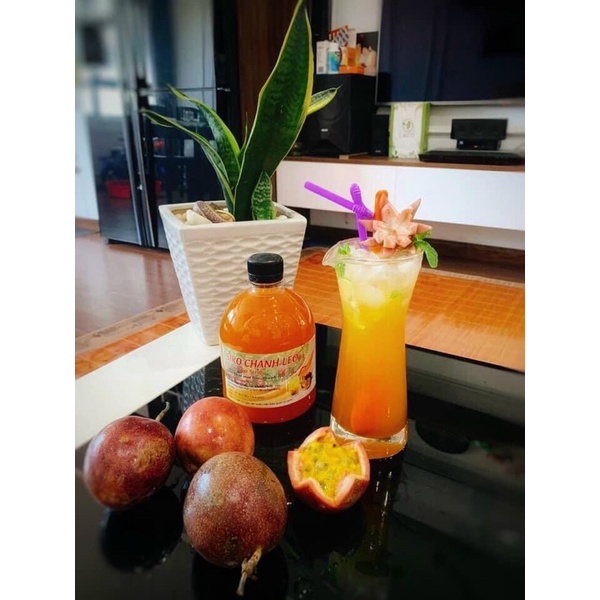 Siro Chanh leo nhà làm - Thơm ngon - An toàn cho sức khoẻ