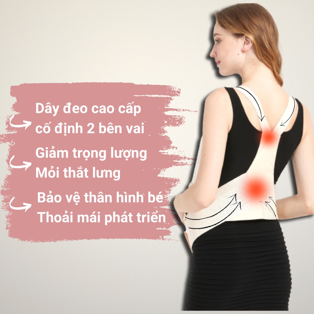 Đai Nâng Bụng Bầu Befit, Hỗ Trợ Cho Mẹ Bầu Giảm Đau Lưng Rạn Nứt, Bảo Vệ Bé Hàng Cao Cấp Nhiều Size