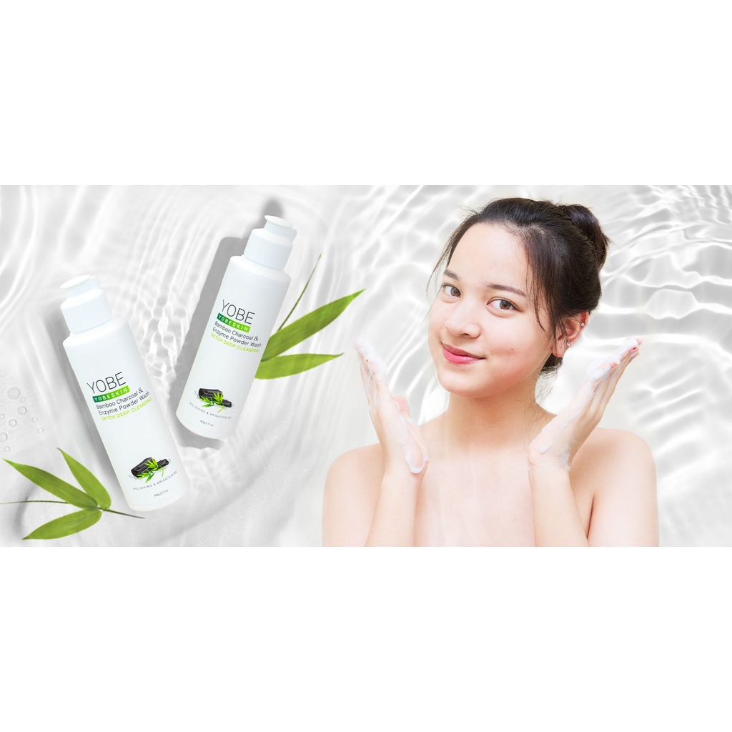 Bột Rửa Mặt Yobe Ezym Và Than Tre Hoạt Tính Yobeskin