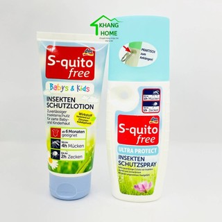 KEM NGĂN MUỖI & CÔN TRÙNG S-QUITO FREE