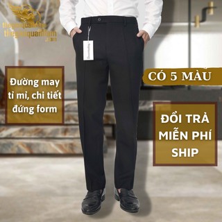 Quần âu nam trung niên thegioiquannam co giãn nhẹ đổi trả 60 ngày. Quần tây đen cao cấp thấm hút mồ hôi tốt Q10.