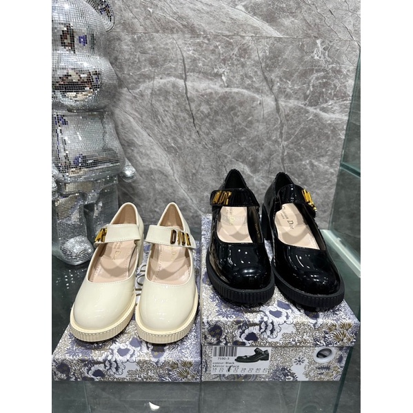 Giày dior da bóng full box