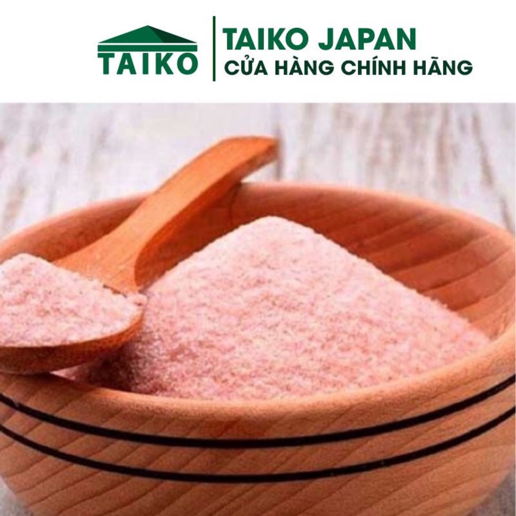 Muối hồng TAIKOMI xuất xứ Himalaya chuyên dùng sơ chế món ăn, nguyên hạt, hạt nhuyễn 100g