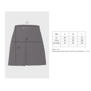 [𝗖𝗟𝗘𝗔𝗥𝗔𝗡𝗖𝗘] Quần Short E.studio Bản Lưng Cong (*Màu Đen)