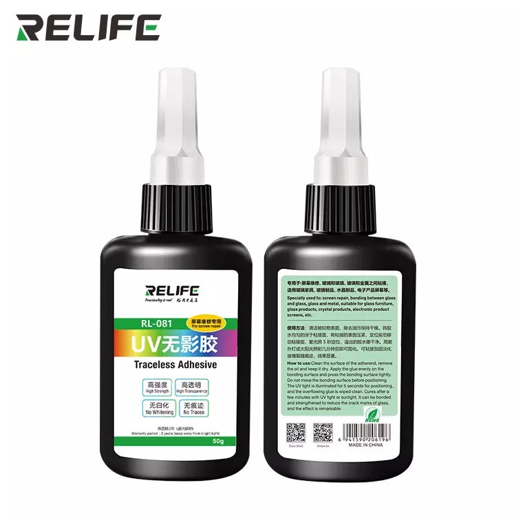 Keo dán UV đa năng trong suốt  RELFE / E-FIXIT K3022 lọ 50ml