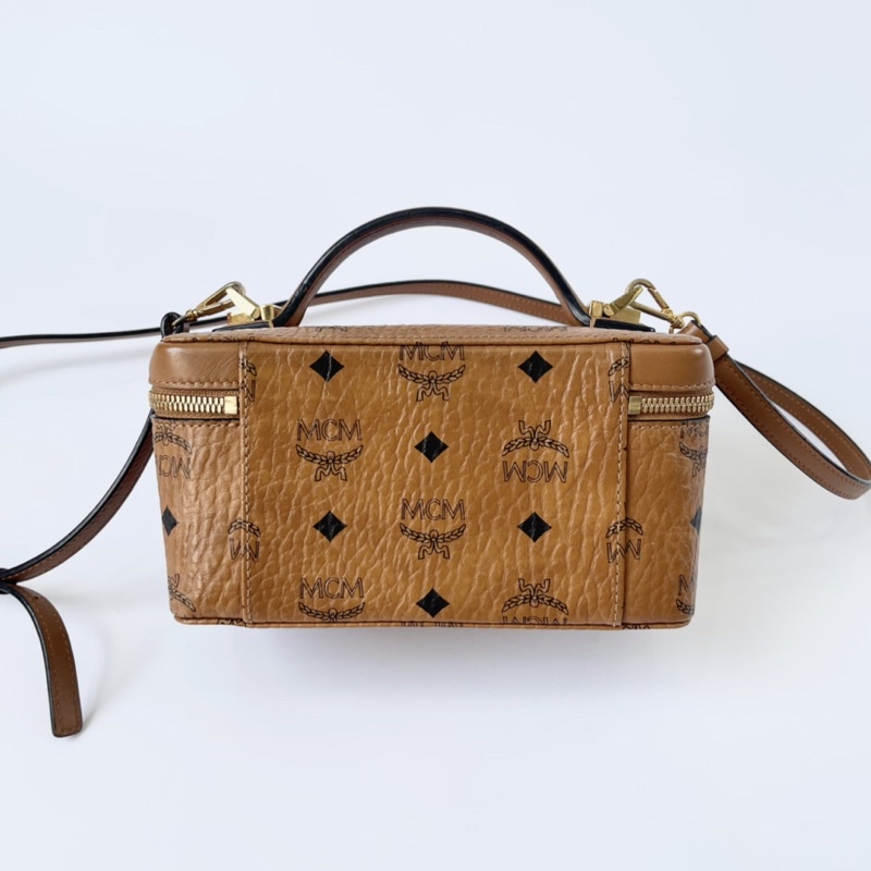 Túi hộp MCM nâu chính hãng