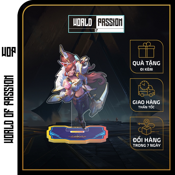 Mô Hình Nhân Vật Mina Chị Đại Lắm Chiêu Trong Game Liên Quân Mobile