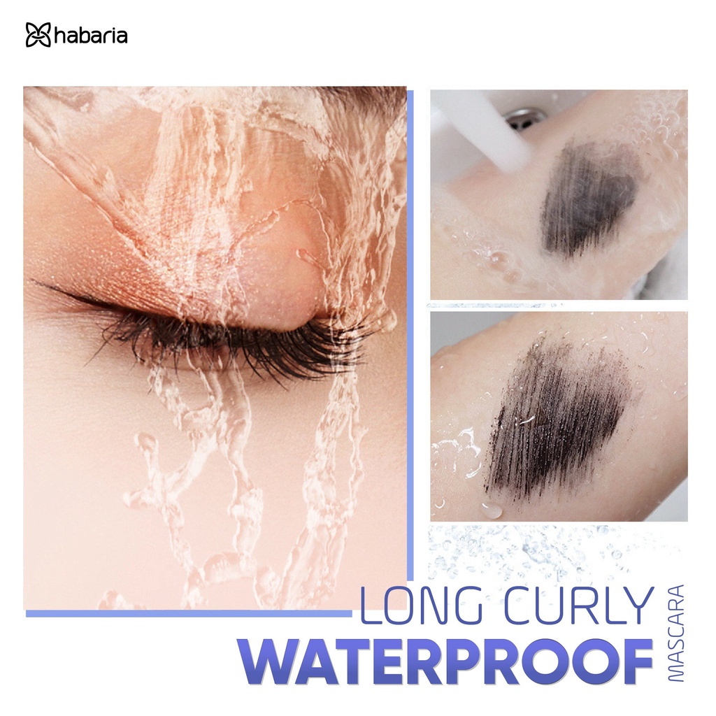 CHUỐT MI HABARIA LONG CURLY WATERPROOF MASCARA LÂU TRÔI, CHỐNG NƯỚC, KHÔNG VÓN CỤC, GIÚP DÀY MI DÀI MI