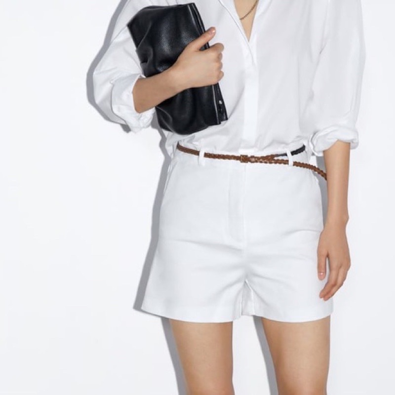 Quần short zara trắng bigsize xuất xịn