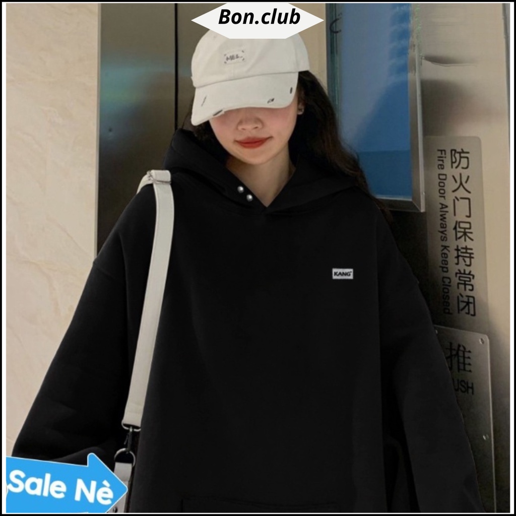 Áo Hoodie Nam Nữ Nỉ Ngoại Siêu Dầy UNISEX LOCABRAND Form Rộng Mũ To 2 Màu Đen Xám Phong Cách Hàn Quốc BON | BigBuy360 - bigbuy360.vn