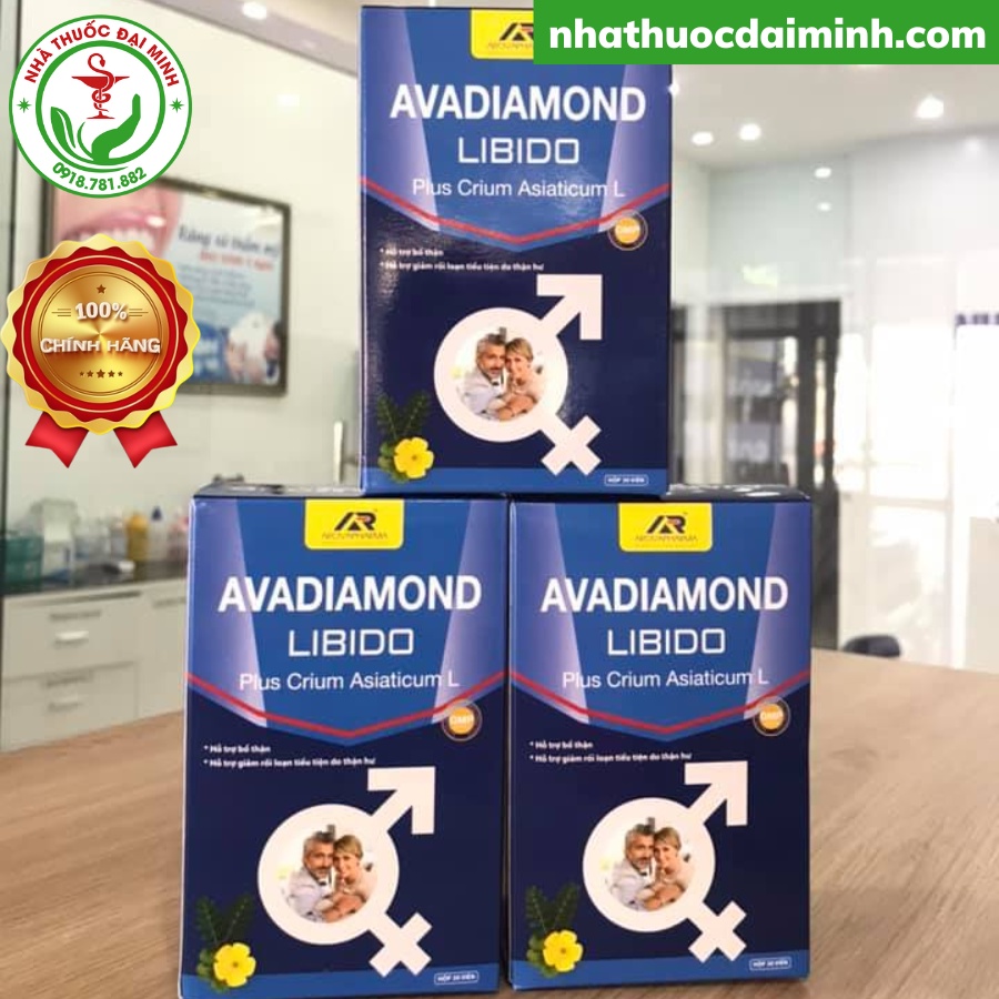 Viên Tiểu Đêm AvaDiamond Libido Lọ 30 Viên