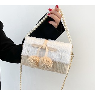Sét túi tự đan pom pom