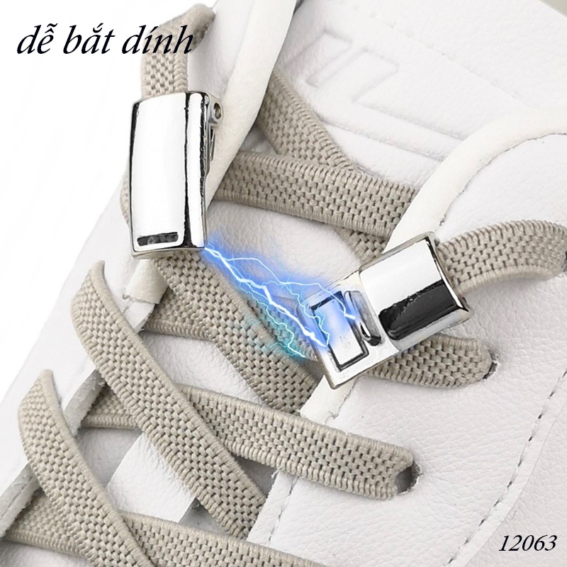 Dây Giày Lười Đàn Hồi Khóa Nam Châm Tiện Lợi Nam,Nữ, Trẻ Em 12063