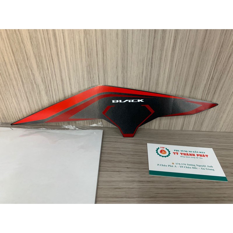Tem cốp AB 2017 Phải chử Black ( Xe Đen Nhám ) zin ( miếng )
