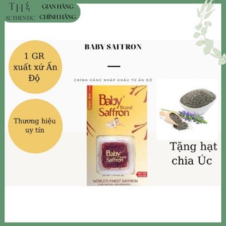 [Ưu đãi] 1 Gr Nhụy hoa nghệ tây ấn độ-  Baby saffron chất lượng tốt ( Tặng hạt chia)