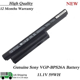 Pin Laptop Sony VAIO CA CB VGP-BPL26, BPS26, VGP-BPS26, VGP-BPS26A PCG-61611T Sony VAIO VPC-EH VPC-CA VPC-CB VPC-EG 44Wh