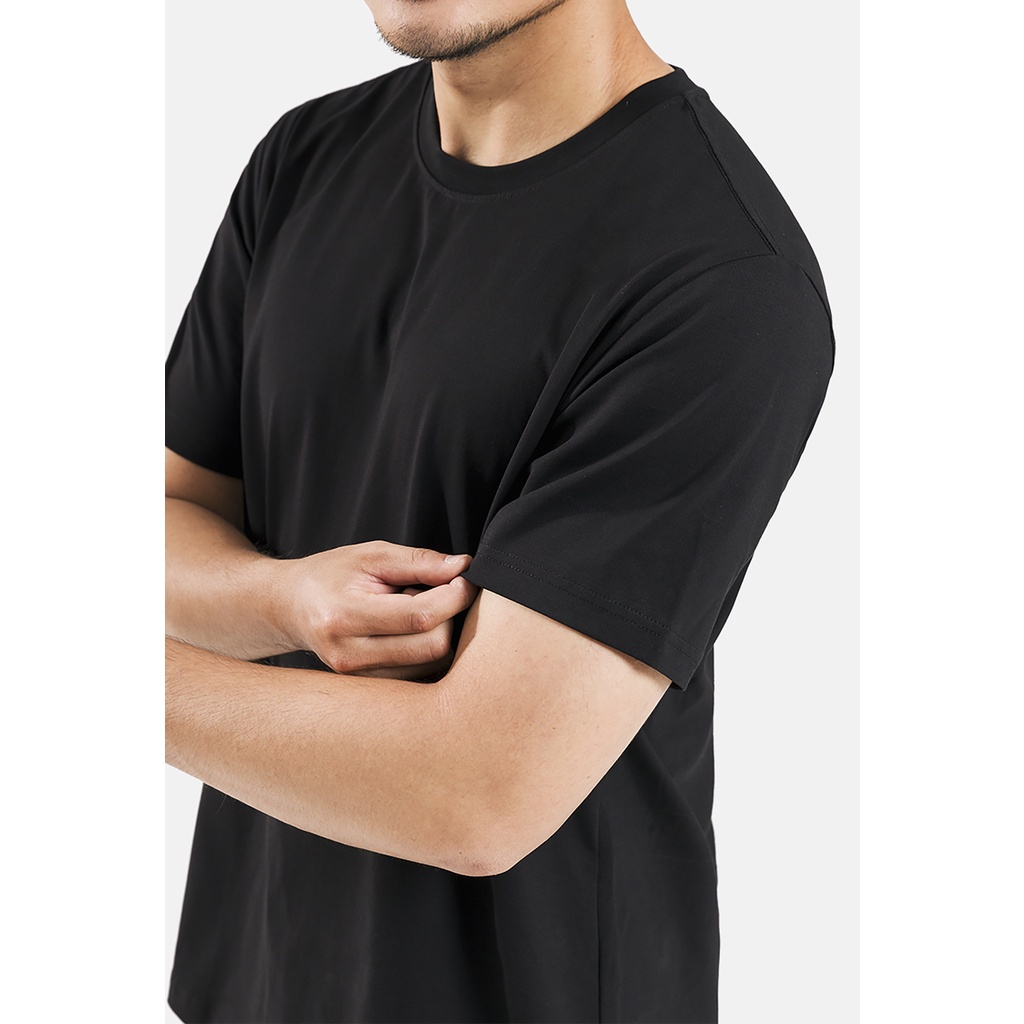Áo thun nam Cotton Compact Premium chống nhăn màu ĐEN Coolmate sale