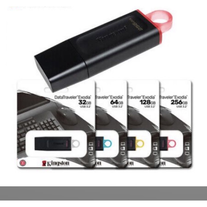 USB KINGSTON 32GB USB 3.2 DATATRAVELER EXODIA CHÍNH HÃNG FPT