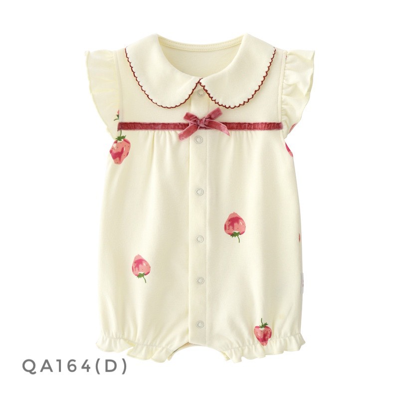 Body bé gái cotton tay cánh tiên - QA164